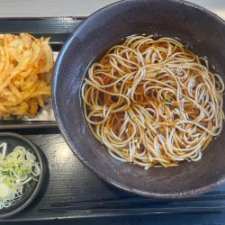 かけそば＋かき揚げ