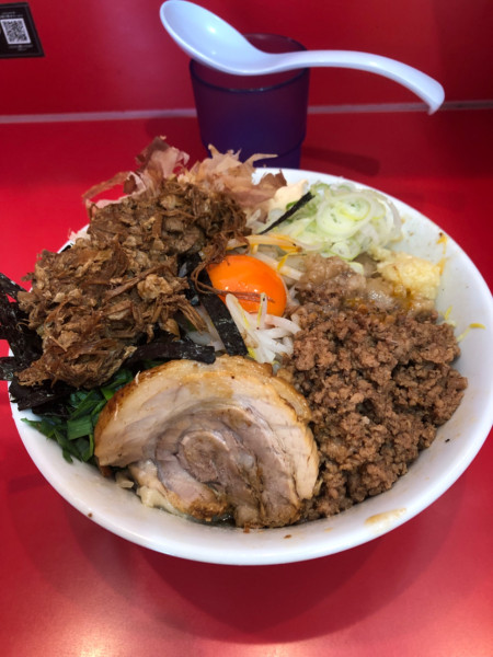 「台湾まぜそば　ミニ」@麺屋 桐龍 久喜店の写真