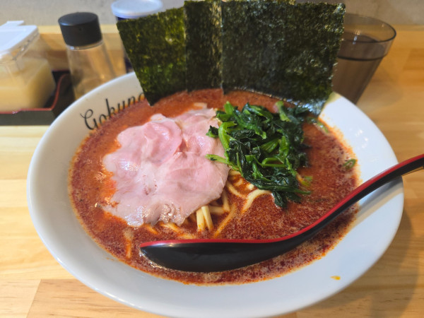 「赤ラーメン・特盛 ￥1,400」@麺家 歩輝勇の写真
