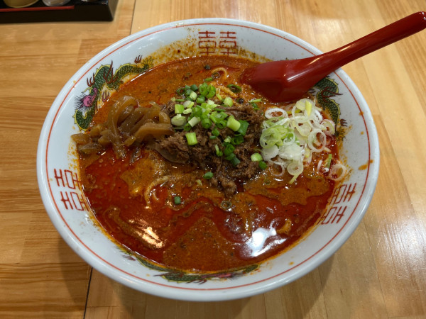 「担々麺、辛さ増し」@つけそば 担担麺 航龍の写真