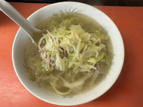 「タンメン（並盛・麺140g）650円」@一番の写真