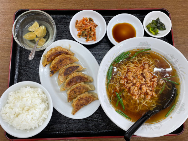 「餃子ランチ　￥８８０」@天福の写真