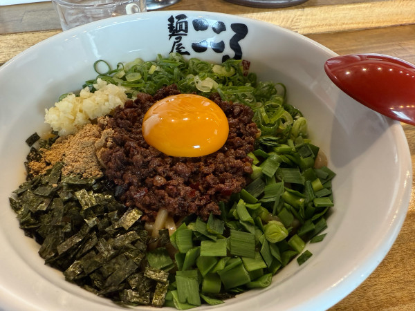 「汁無し台湾ラーメン」@麺屋こころ 知多店の写真