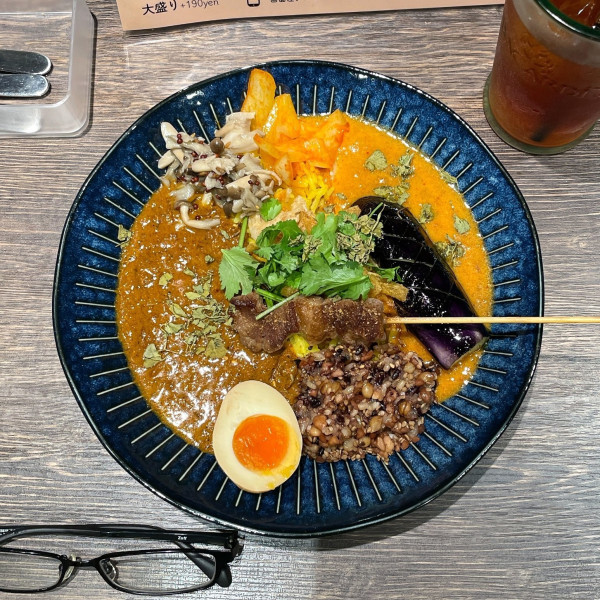 「八重洲盛りカレー＋Ａセット」@カリガリ 八重洲店の写真