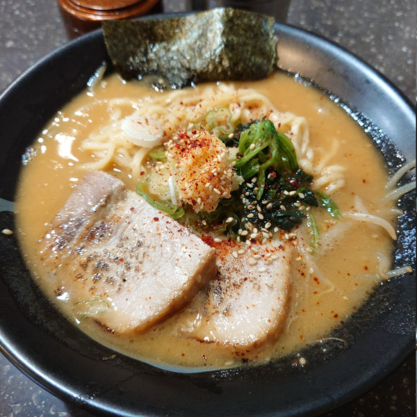 「あら炊きらーめん（味噌）」@麺とあら焚き玄武の写真