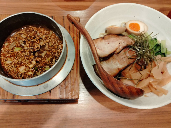 「醤油つけ麺」@本八幡だんちょうてーの写真