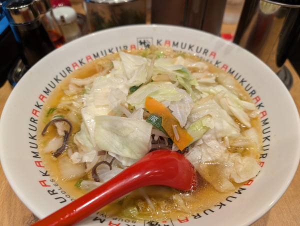 「野菜いっぱいラーメン」@どうとんぼり神座 ビーンズ赤羽店の写真