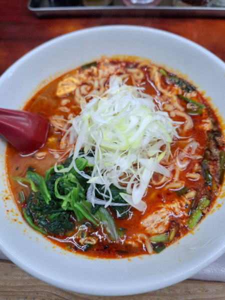 「ドラたんたんめん辛さ上級９５０円」@らーめん ドラごんちの写真