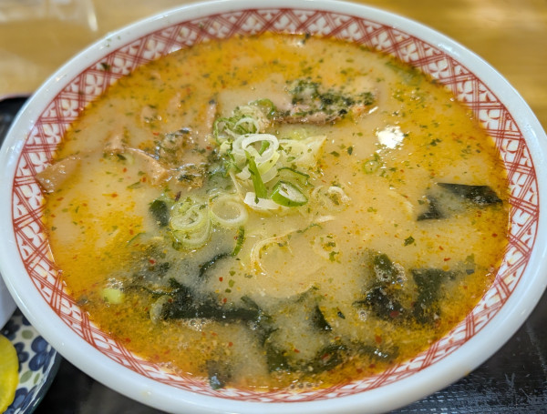 「味噌ラーメン（850円）」@さたけ 中山店の写真