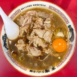 中華そば（並）＋生玉子