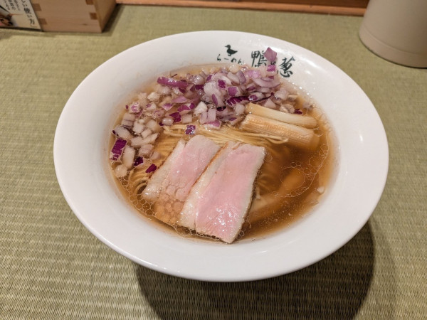 「鴨ラーメン」@らーめん 鴨to葱の写真