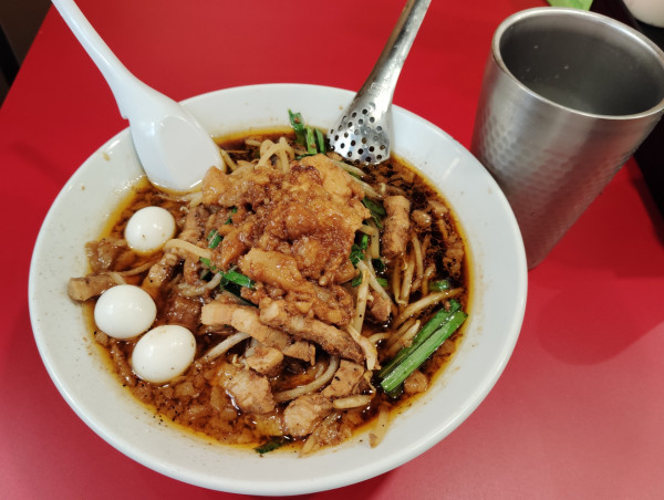 「鬼そば　　110グラム半分　　1000円」@すず鬼直伝スタミナらーめん かわさ鬼の写真