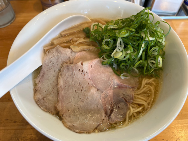 「鶏白湯らーめん大盛固め1,200円」@鶏白湯 白の写真