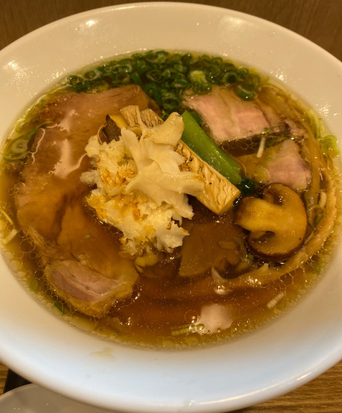 「【限定】3種のきのこの白正油らーめん　1200円」@らーめん 心麦の写真