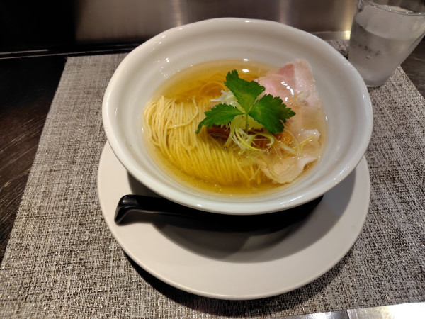 「塩そばと肉丼のセット　1150」@成城青果の写真