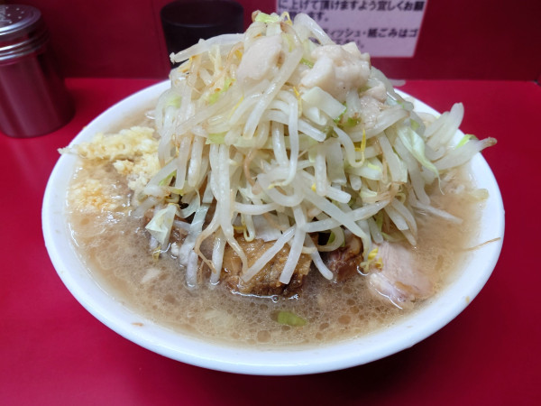 「大豚ダブル  全マシ」@ラーメン二郎 京急川崎店の写真