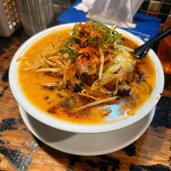 「【期間限定】ホルモン味噌ラーメン」@麺屋 うるとら 鷹巣店の写真