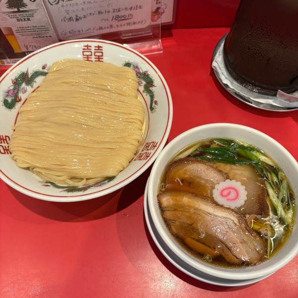 「つけそば+そばつゆ+チャーマヨ丼」@カドヤ食堂 本店の写真