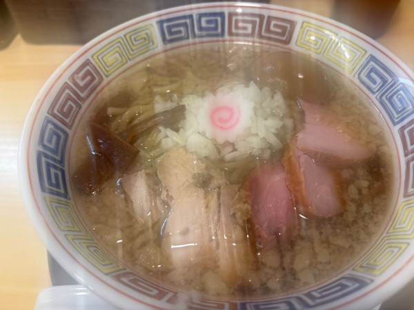 「特製背脂中華そば」@中華そば光の写真