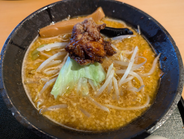 「濃厚味噌󠄀ラーメン」@めざせ！殿様食堂の写真