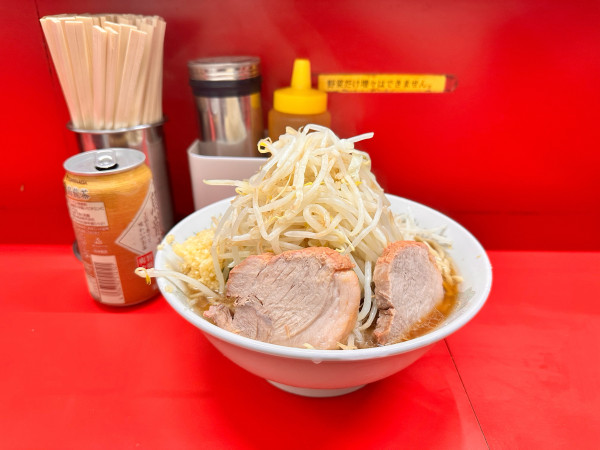 「小ラーメン（ニンニク、野菜増し）」@ラーメン二郎 上野毛店の写真