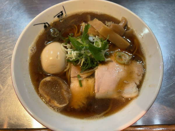 「津軽煮干中華蕎麦　味玉」@津軽煮干中華蕎麦 サムライブギーの写真