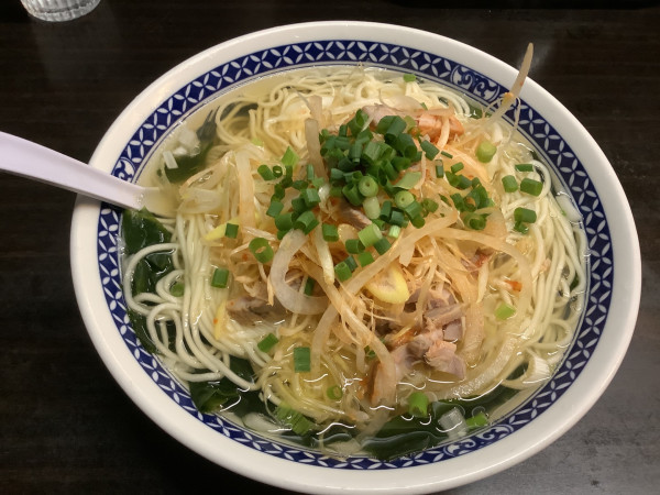 「ネギワカメタンメン　950円」@花水ラオシャン 本店の写真