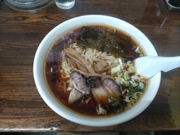 「半ラーメン」@三憩園の写真