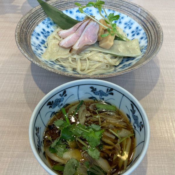 「鴨つけ麺1300円」@㐂りん食堂の写真