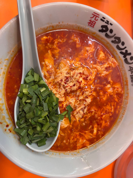 「タンタンメン970円＋粒ニラ180円」@元祖ニュータンタンメン本舗 新橋店の写真