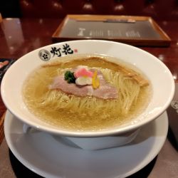 鯛塩らぁめん＋チャーシュー丼セット¥1392