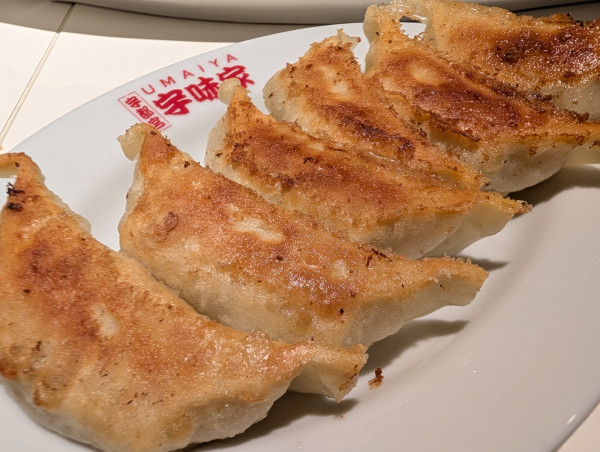 「焼餃子（429円）」@宇味家 JR宇都宮駅構内店の写真