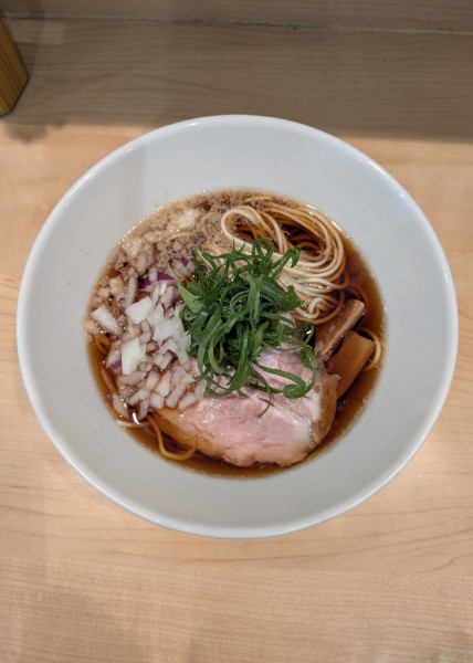 「いりこ煮干しそば」@「七色の落書き」の写真