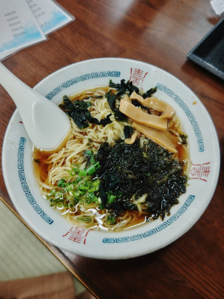 「磯のりラーメン(800円)」@お食事処 大屋の写真