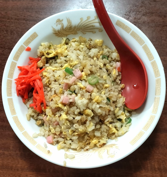 「チャーハン＋担々麺セット 900円」@中華街の写真