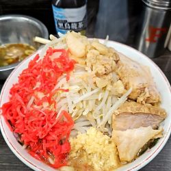 ラーメン+すき焼+紅しょうが