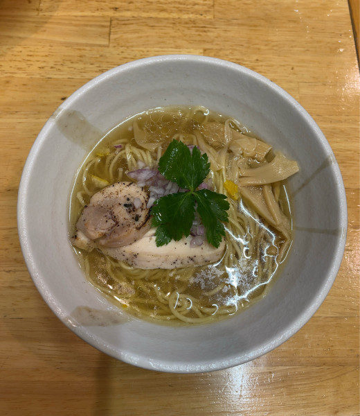 「鯛とはまぐりの塩そば（950円）」@麺処 麦しまの写真