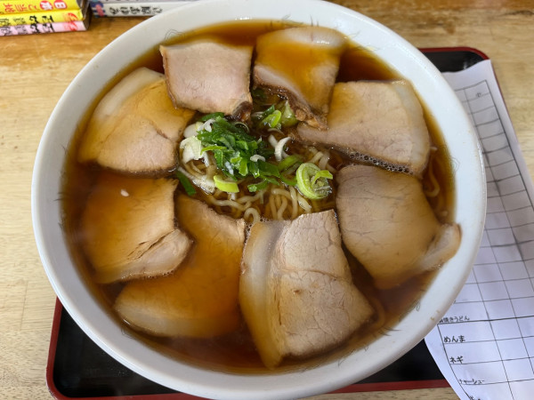 「お肉たっぷりチャーシュー麺＋大盛」@千日堂そばやの写真