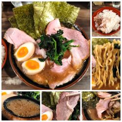 のり玉チャーシュー麺＋ライス＝¥1850