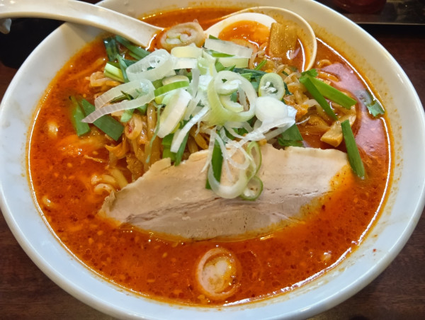 「濃厚豚キム辛味噌ラーメン」@昌平ラーメン 成子坂店の写真