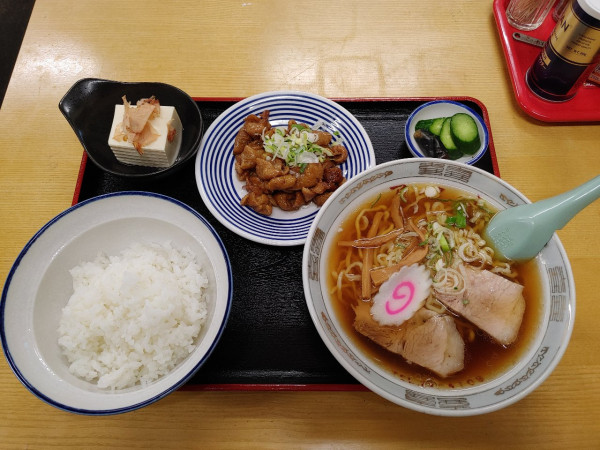 「小セット　醤油　1100円」@アタミ食堂の写真
