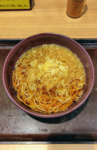 「かけそば大盛り（480+150）」@立喰いそば酒処 つきじ亭の写真