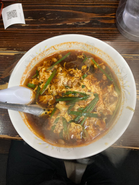 「元祖辛麺(こんにゃく麺)」@辛麺屋 桝元 大阪本店の写真
