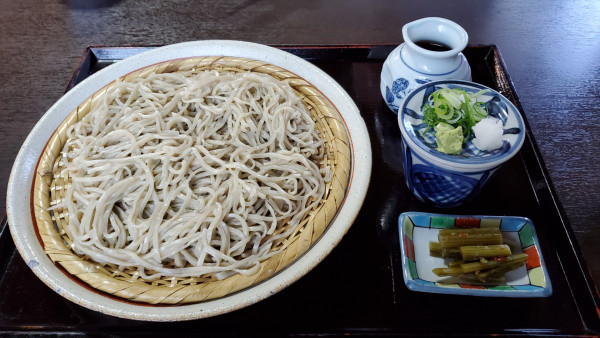 「もりそば（大盛）」@そば神 白馬店の写真