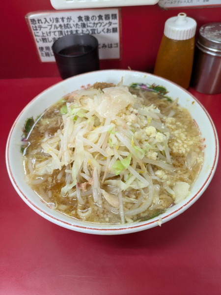 「小ラーメン　ニンニクアブラ」@ラーメン二郎 京急川崎店の写真