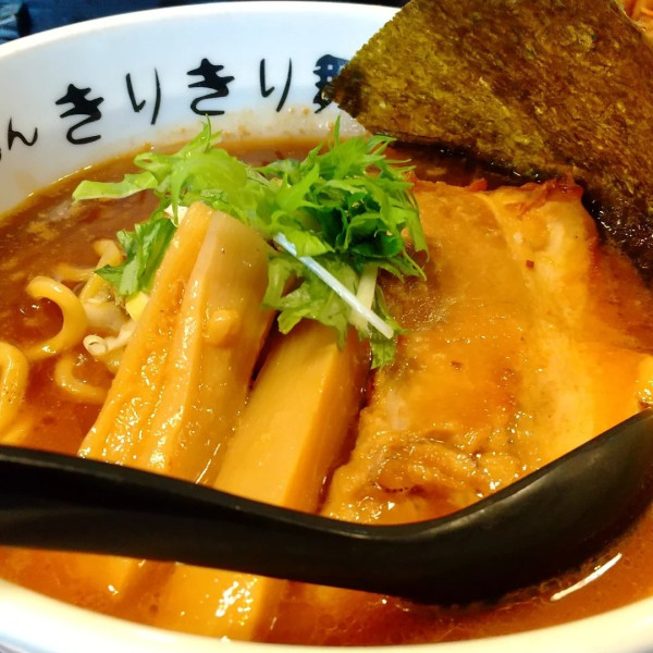 「#らぁめん黒 #990円 #肉飯 #300円」@葉月直系 きりきり舞の写真