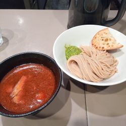 海老トマトつけ麺（麺少なめ）