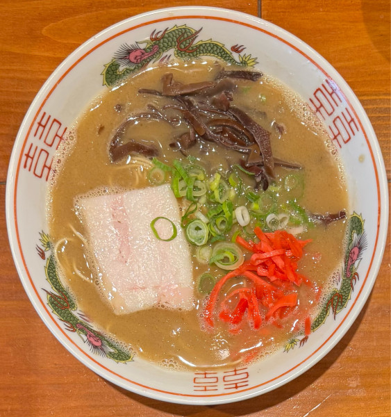 「【限定】豚骨ラーメン 明太子ごはんセット」@麺屋 真心の写真