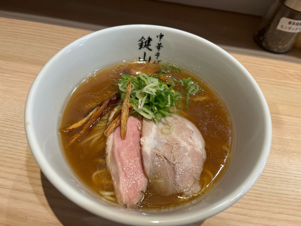 「貝と鴨の中華そば1000円」@中華そば 鍵山の写真