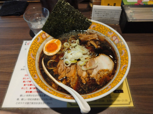 「【限定C】神田ブラック¥1250-」@塩生姜らー麺専門店MANNISHの写真